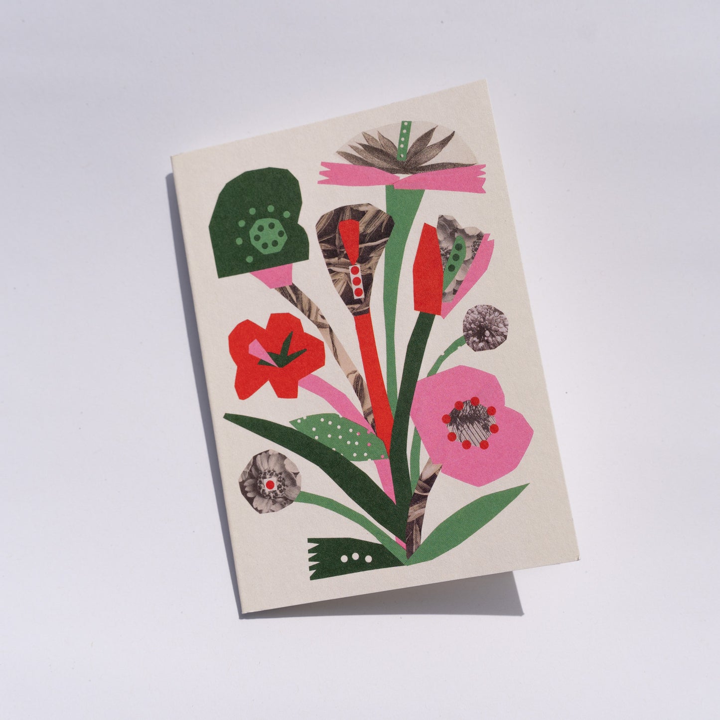 Flower Collage Greetings Card