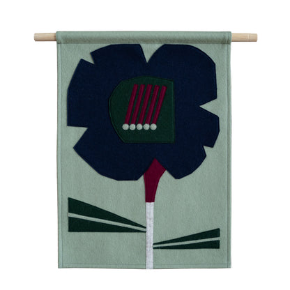 Green Flower Wall Hanging