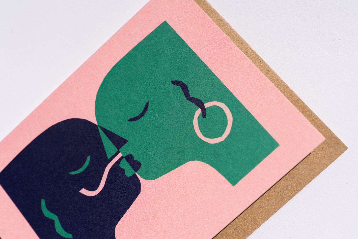 Kiss #1 Greetings Card