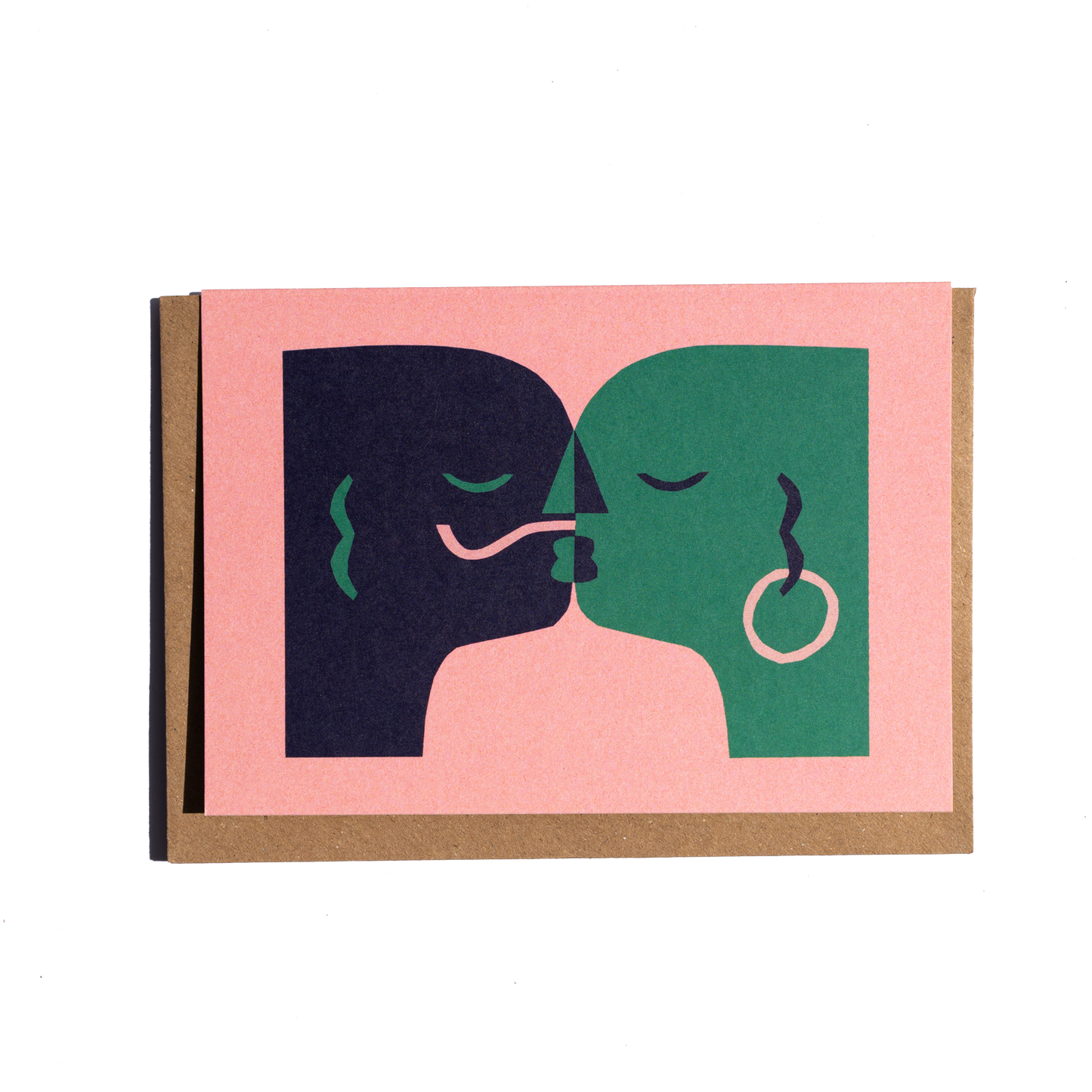 Kiss #1 Greetings Card
