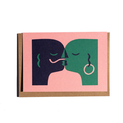 Kiss #1 Greetings Card
