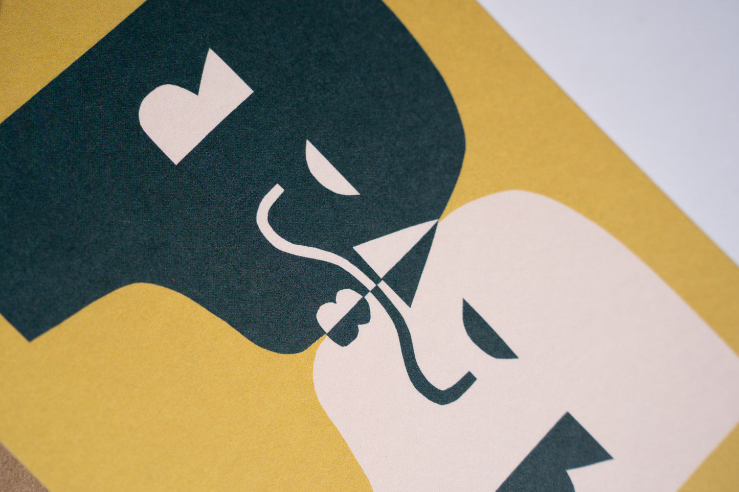 Kiss #2 Greetings Card