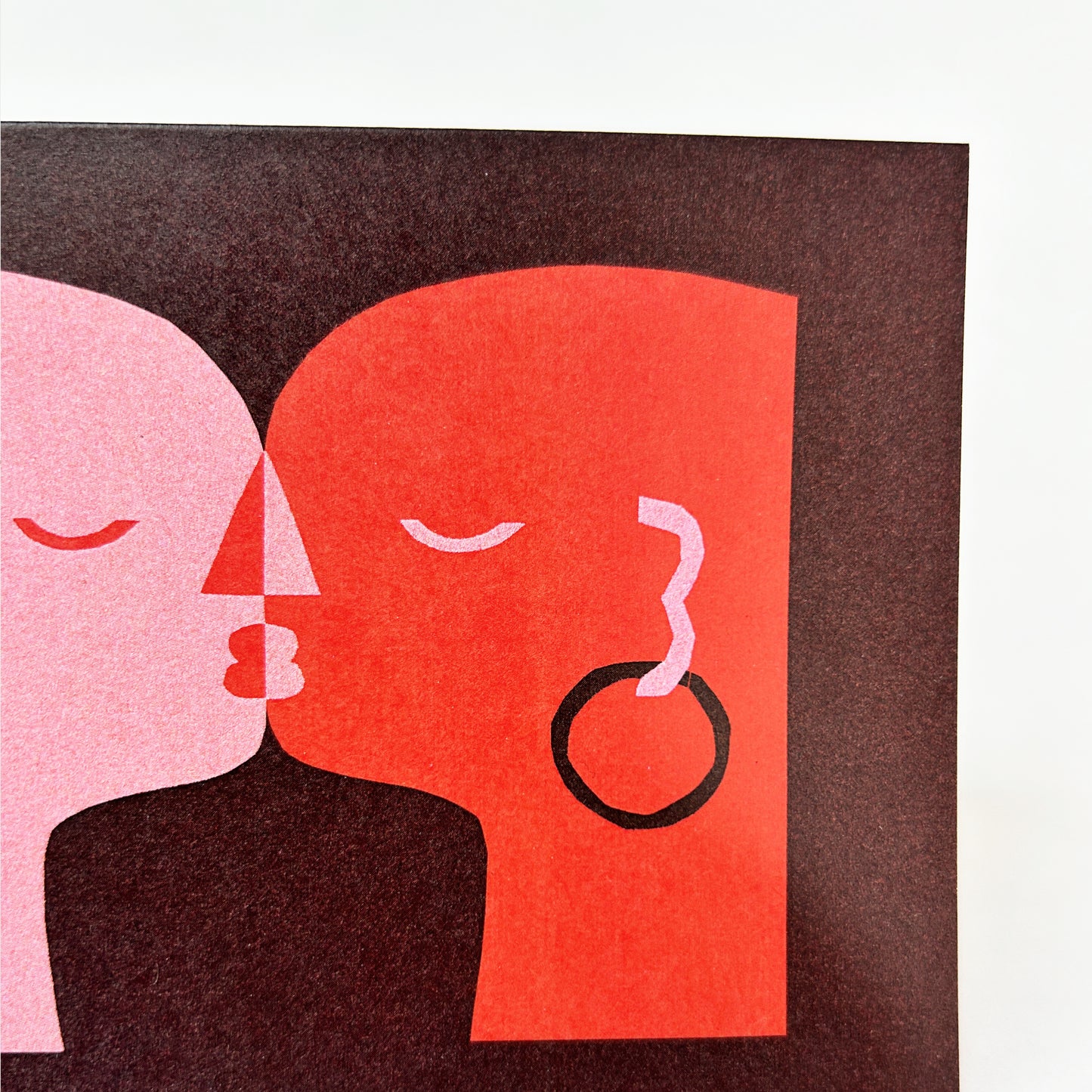 Kiss #3 Greetings Card