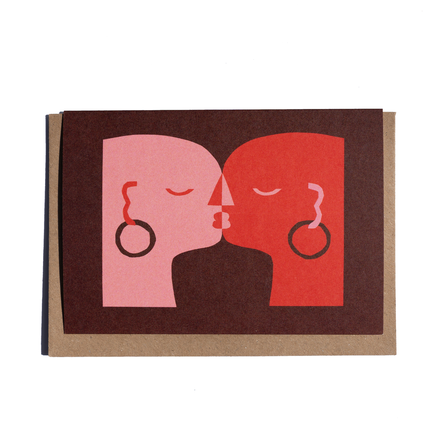 Kiss #3 Greetings Card