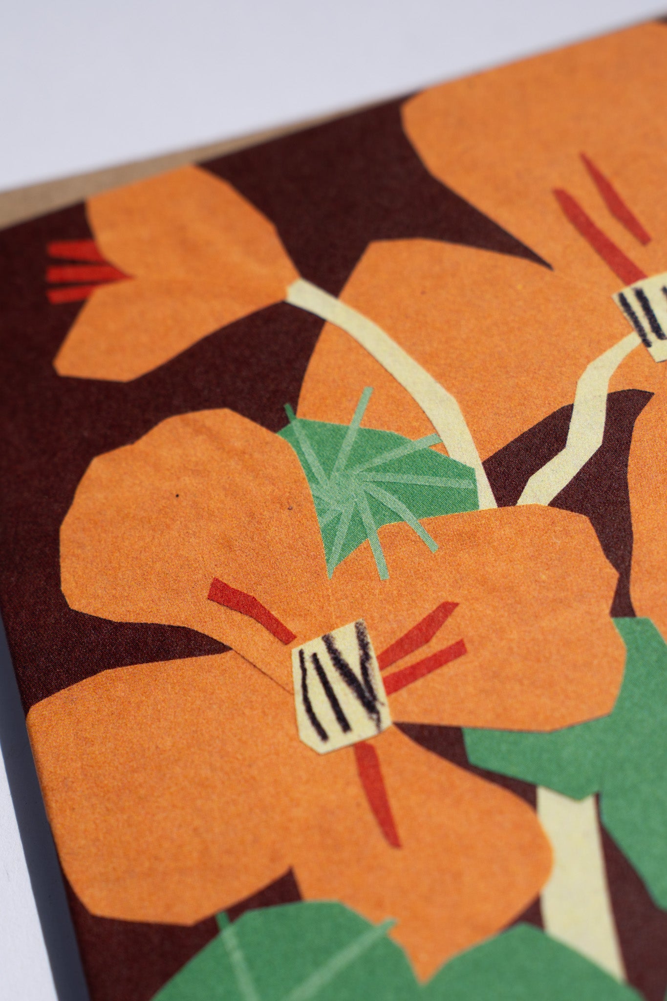 Nasturtiums Greetings Card