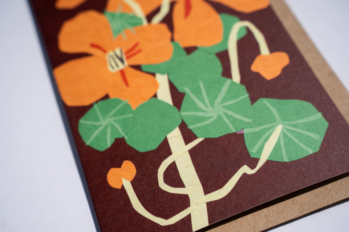 Nasturtiums Greetings Card
