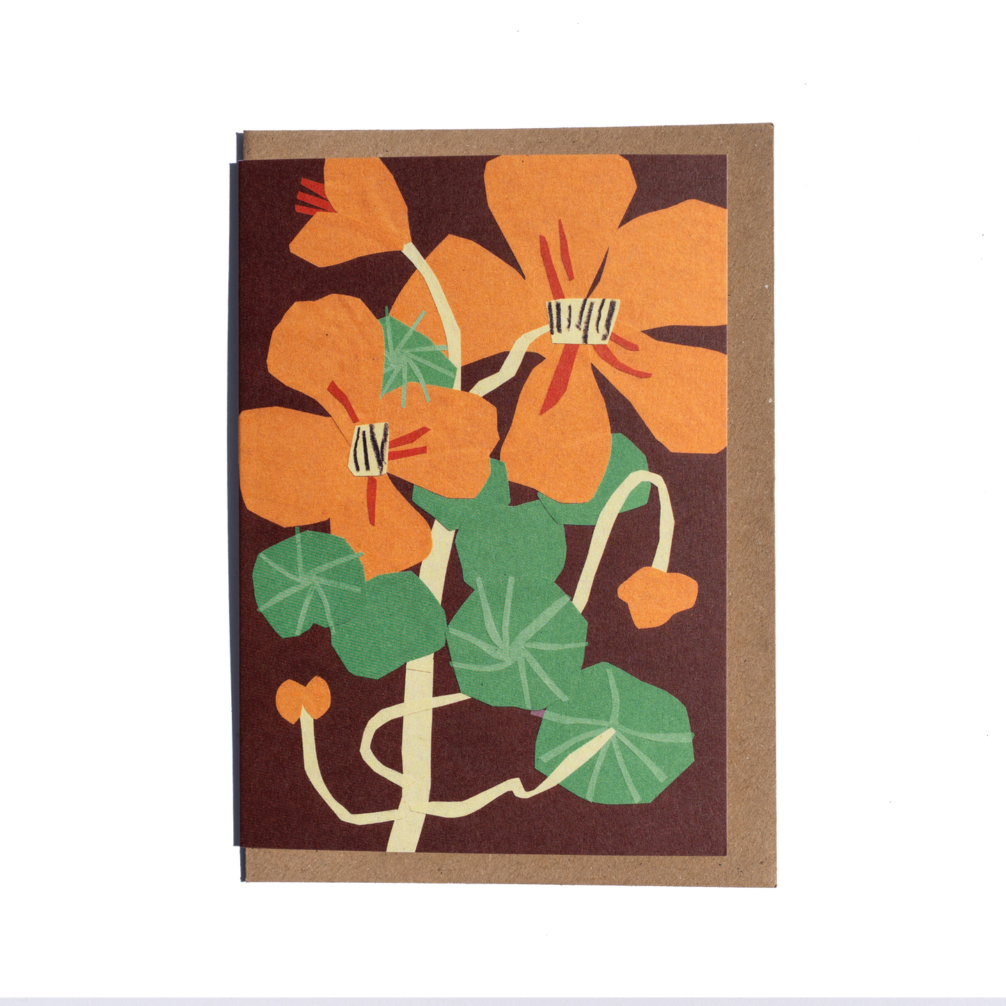 Nasturtiums Greetings Card