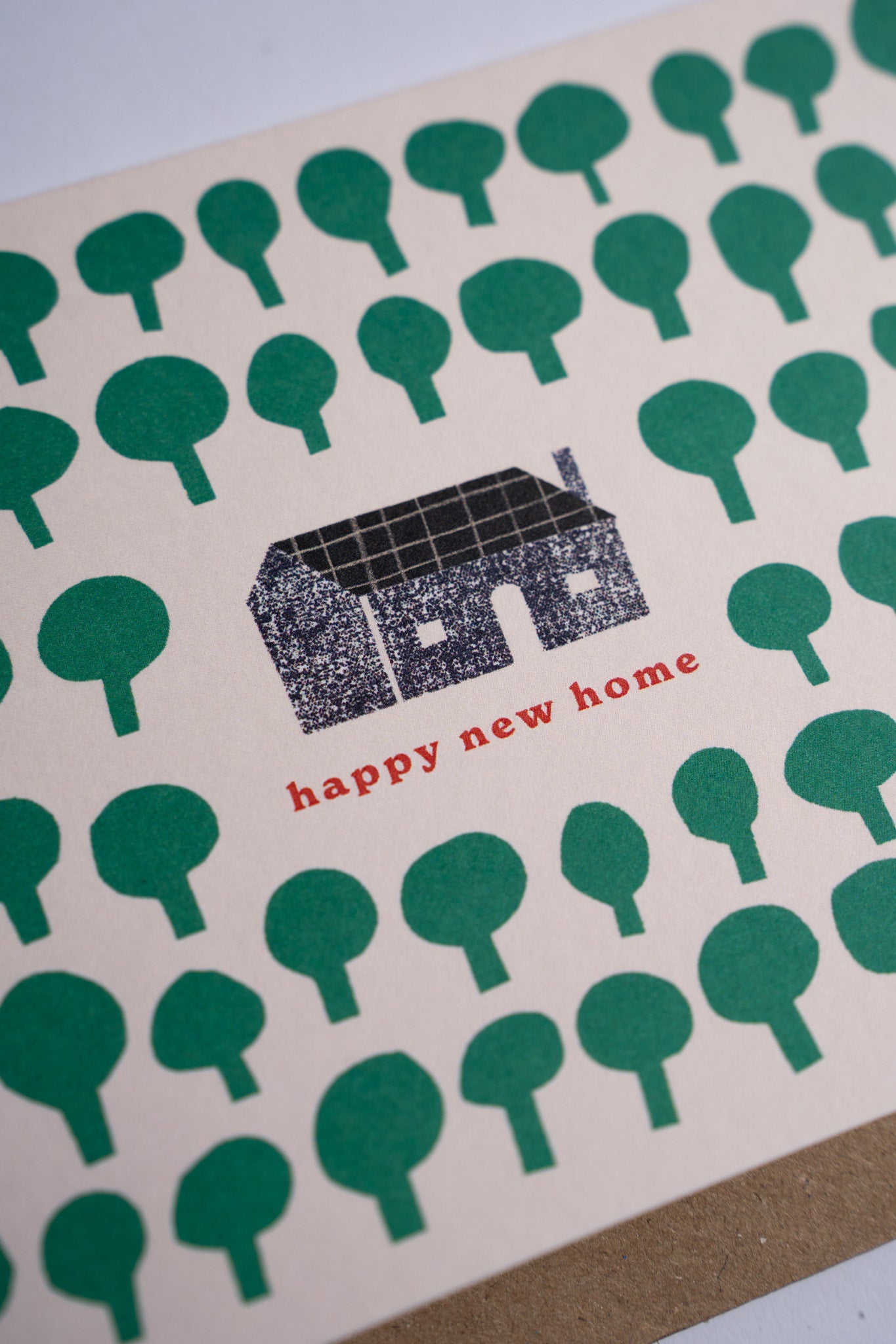 New Home Woods Greetings Card