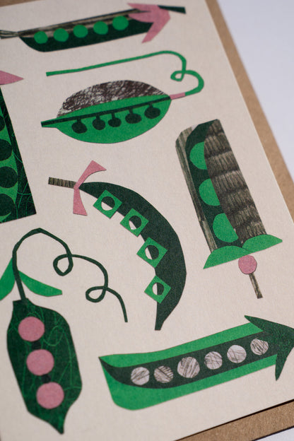 Peas Greetings Card