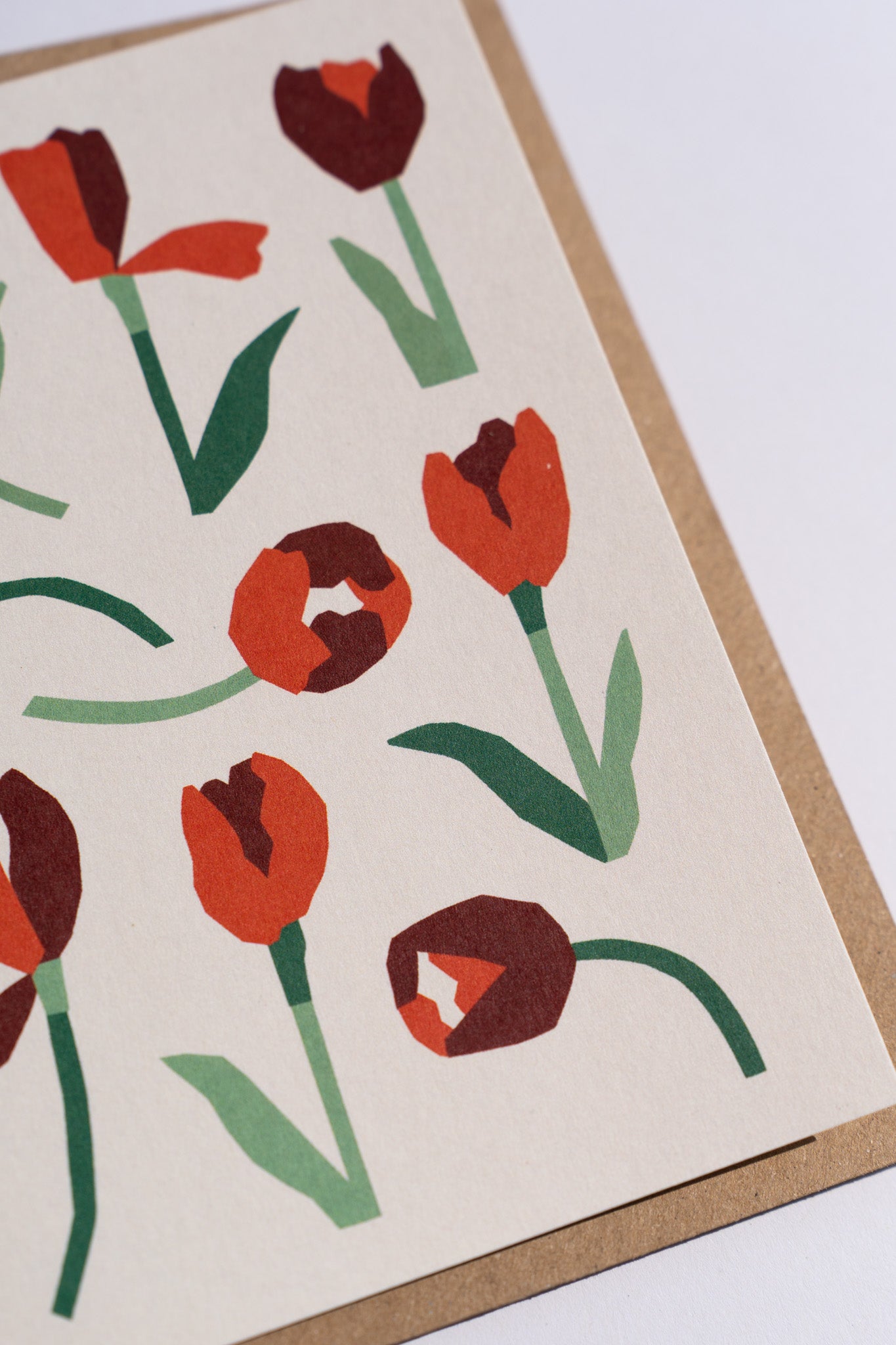 Tulips Greetings Card