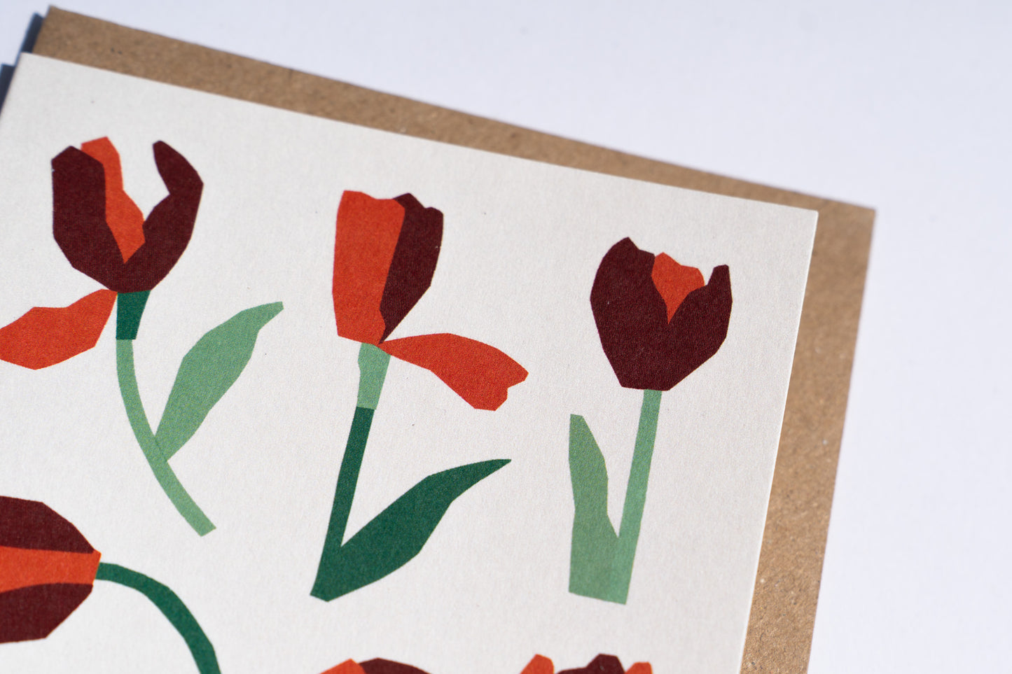 Tulips Greetings Card