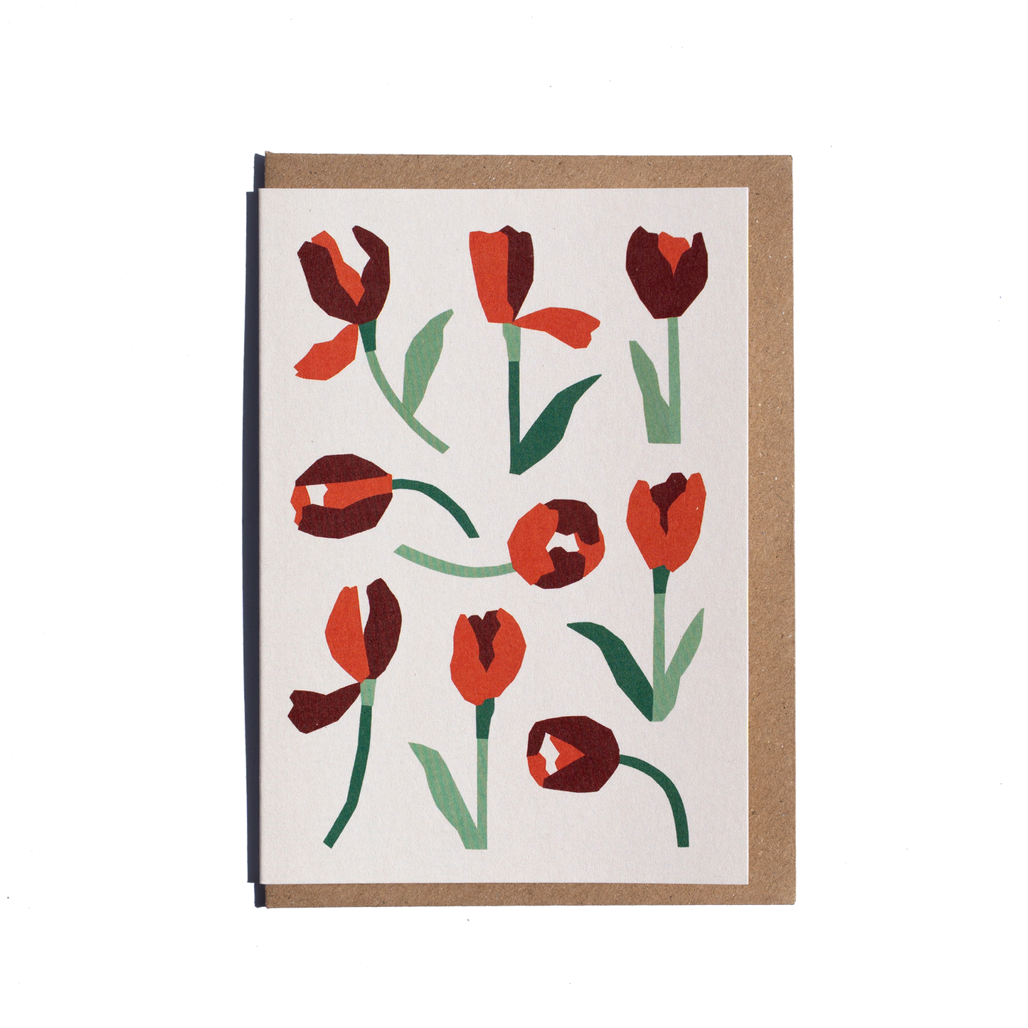 Tulips Greetings Card