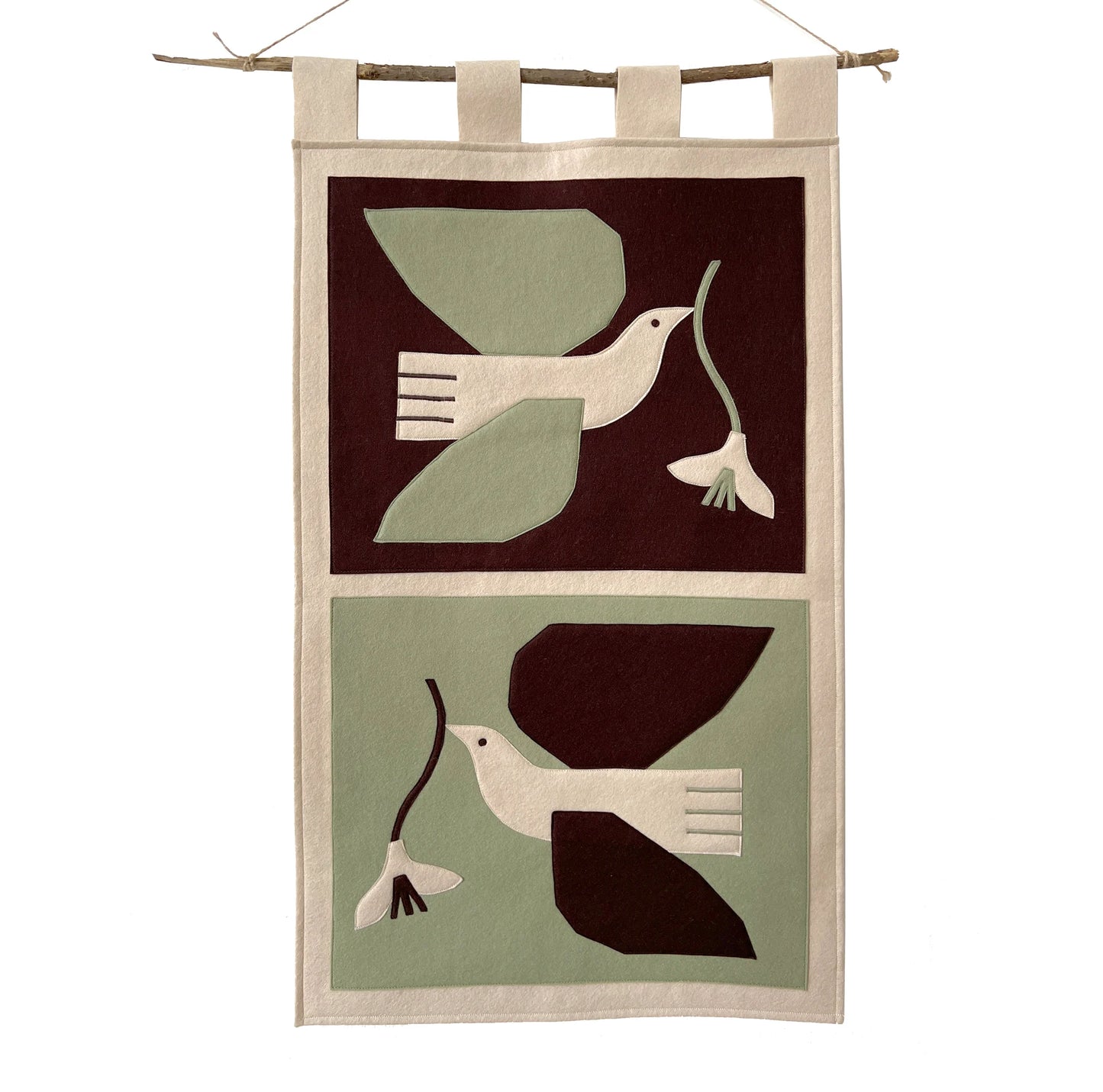 Two Birds Wall Hanging